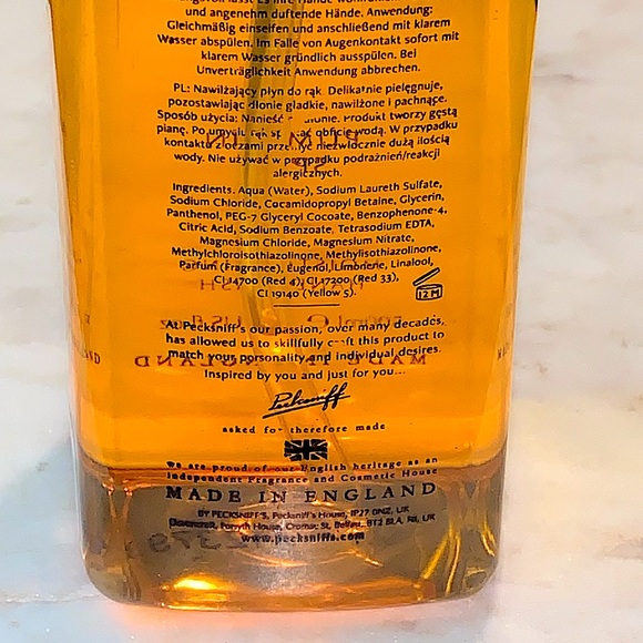 PECKSNIFF’S ENGLAND MOISTURISING HAND WASH PUMPKIN SPICE 16.9 FL OZ - Picture 5 of 5